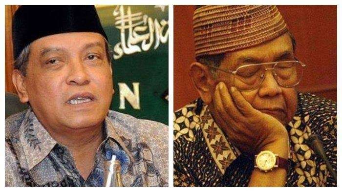 KH Said Aqil Siroj dan KH Abdurrahman Wahid (Gus Dur). (Foto: istimewa)