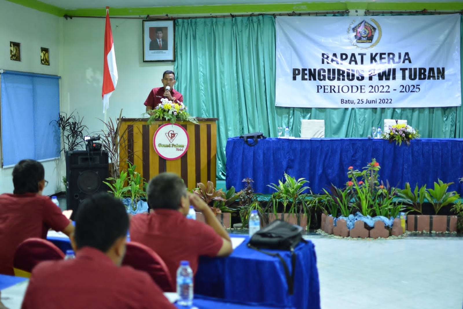 Pelaksanaan rapat kerja PWI Tuban di Kota Batu (dok. PWI Tuban)