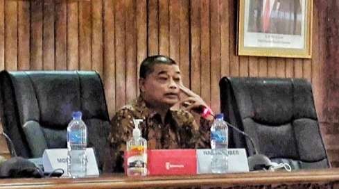 Staf Khusus Ketua Dewan Pengarah Badan Pembinaan Ideologi Pancasila (BPIP), Antonius Benny Susetyo pada acara Konsultasi Gerakan Mahasiswa Kristen Indonesia Wilayah 4 Jawa Tengah- Yogyakarta   yang diadakan oleh GMKI Wilayah 4 pada Kamis 30 Juni 2022. (Foto: Istimewa)