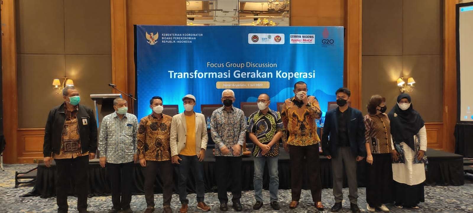 Staf Khusus Ketua Dewan Pengarah Badan Pembinaan Ideologi Pancasila (BPIP) dan Tim Ahli Revolusi Mental, Antonius Benny Susetyo dalam acara Focus Group Discussion (FGD) dengan tema "Transformasi Gerakan Koperasi". (Foto: Istimewa)