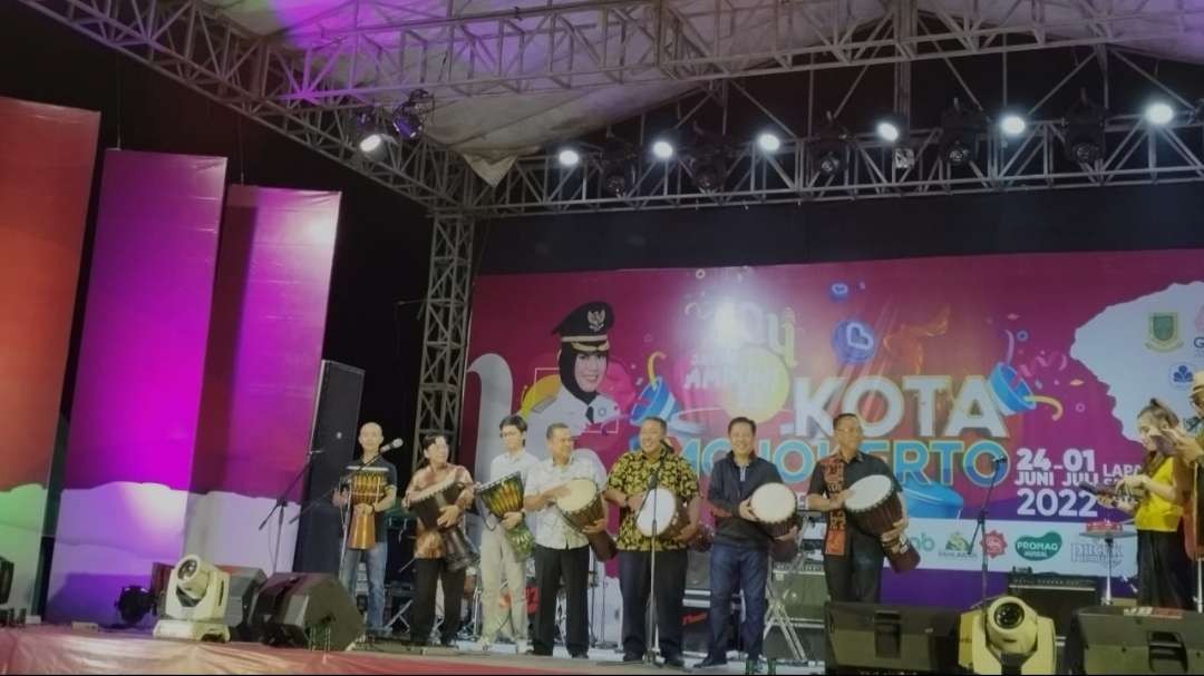 Penutupan rangkaian Jatim Ampuh di HUT Kota Mojokerto ke 104 tahun 2022. (Foto: Deni Lukmantara/Ngopibareng.id)