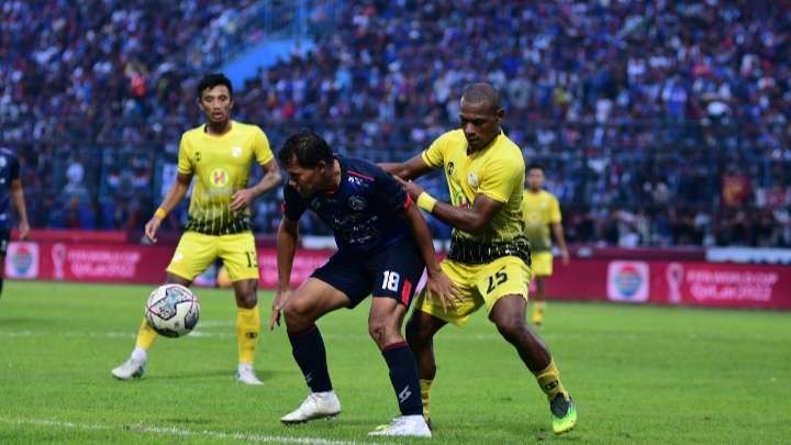 Jalannya laga antara Arema FC versus Barito Putera pada babak 8 besar Piala Presiden 2022 (Foto: istimewa)