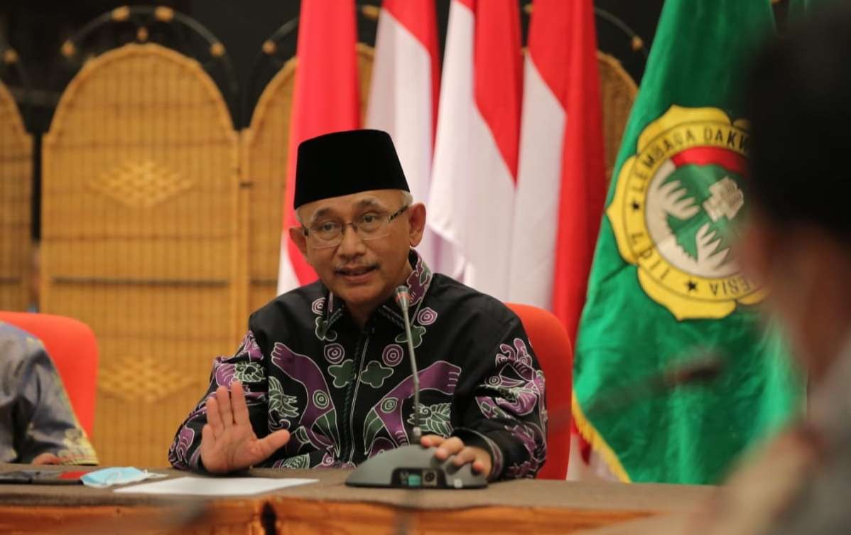 Ketua Umum DPP LDII Chriswanto Santoso mengimbau, kebebasan berekspresi jangan sampai merusak agama dan keyakinan seseorang. (Foto: Istimewa)