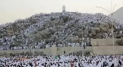 Jemaah haji ketika melakukan Wukuf di Arafah. (Foto: Istimewa)