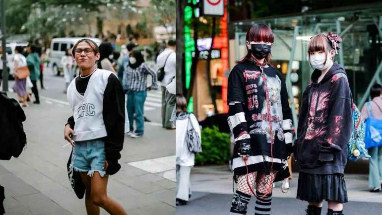 Ilustrasi Harajuku Style yang disebut menginspirasi Citayam Fashion Week. (Foto: Istimewa)