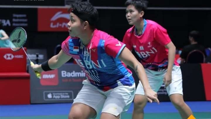 Apriyani/Siti Fadia juara Singapura Open 2022. (Foto: PBSI)