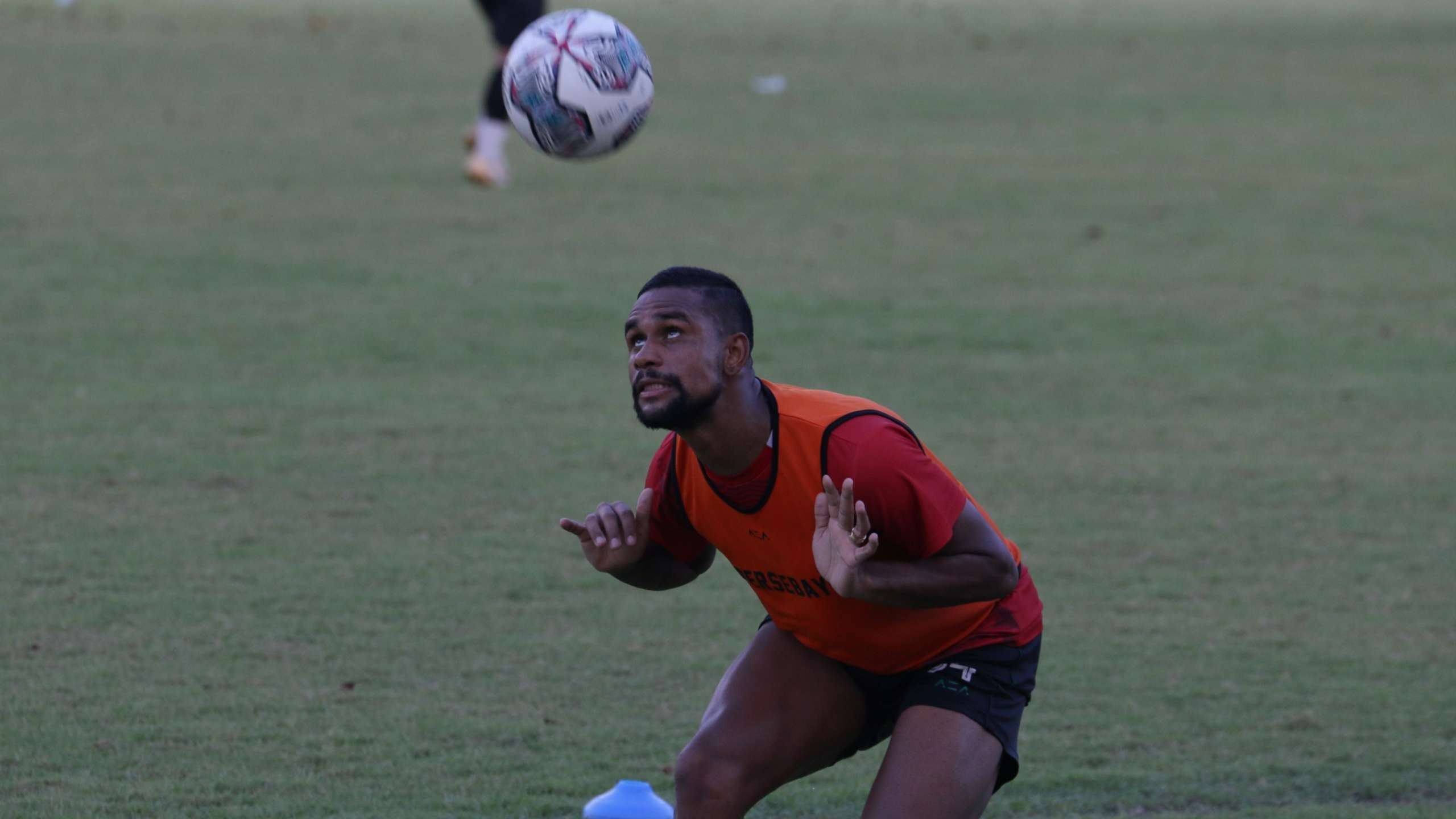 Pemain asing Persebaya, Silvio Junior. (Foto: Fariz Yarbo/Ngopibareng.id)