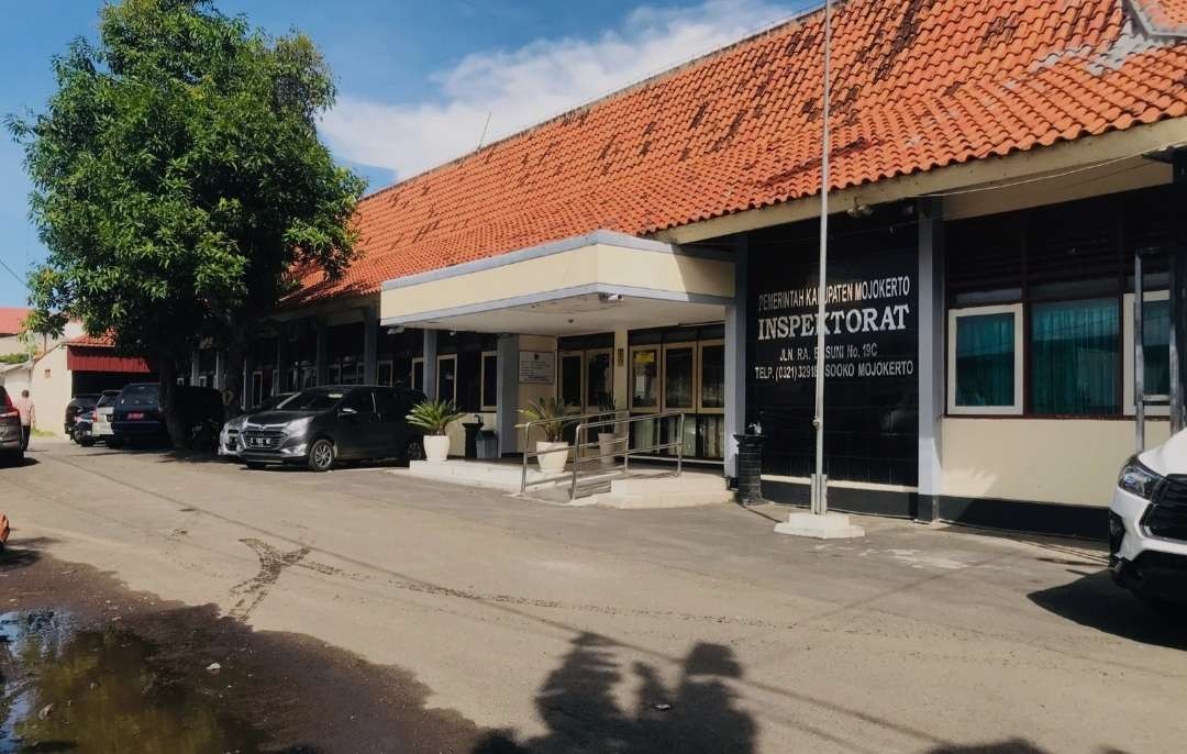 Kantor inspektorat kabupaten Mojokerto.(Foto Dokumentasi Ngopibareng)