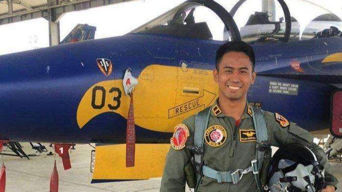 Lettu Pnb Allan Safitra Indra Wahyudi gugur saat latihan terbang malam pesawat tempur T-50i Golden Eagle. (Foto: Istimewa)