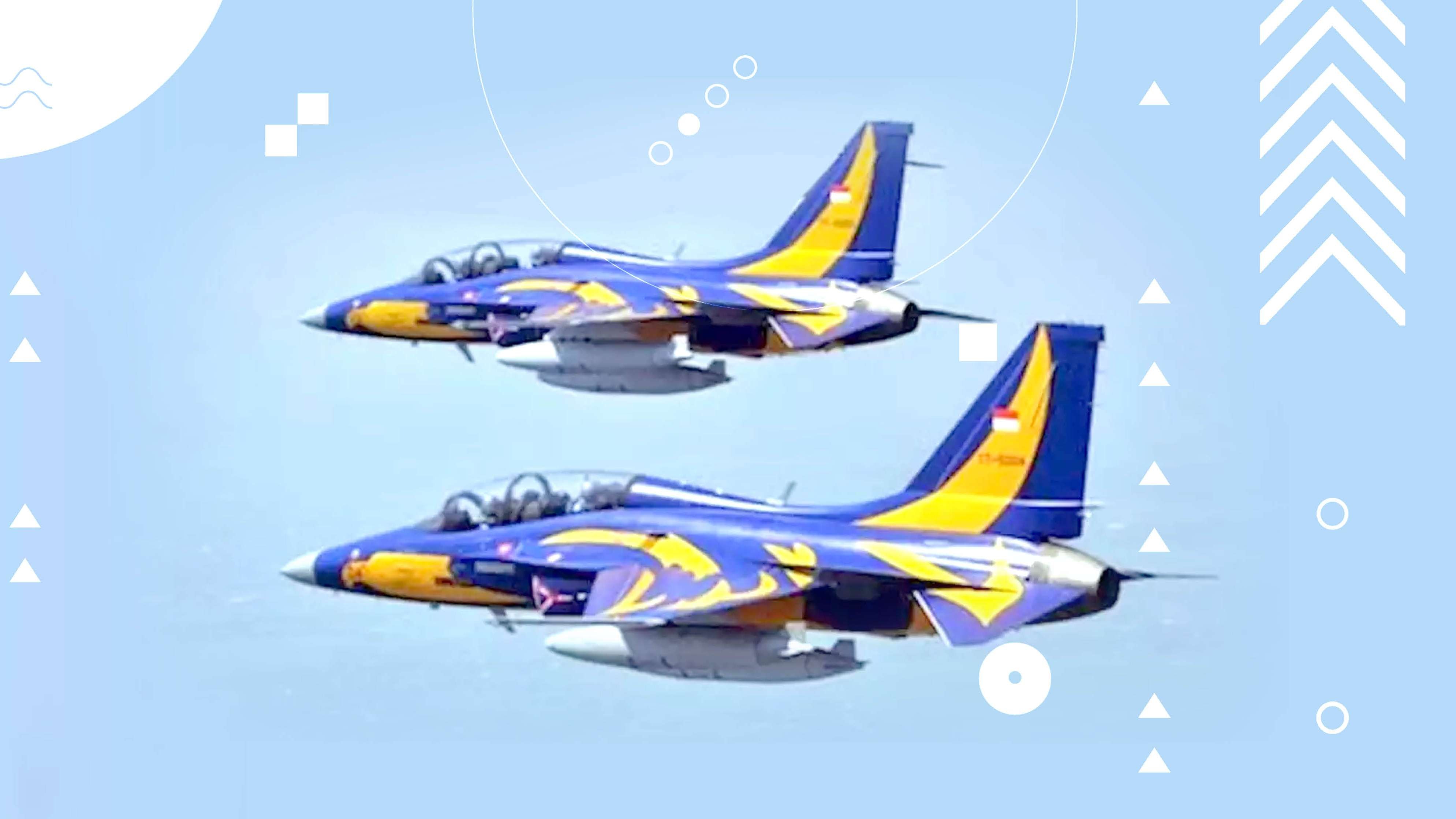 Pesawat tempur T-50i Golden Eagle milik TNI AU, jatuh di Desa Nginggil, Kecamatan Kradenan, Blora, Jawa Tengah, Senin 18 Juli 2022 malam, saat latihan Night Tactical Intercept atau terbang malam. (Grafis: Fa Vidhi/Ngopibareng.id)