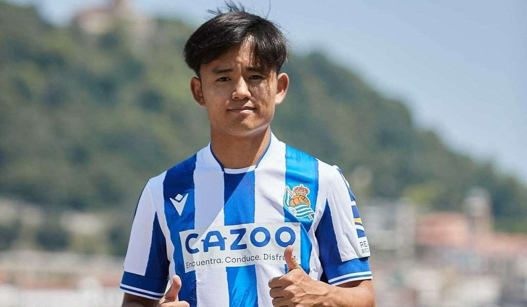 Takefusa Kubo resmi jadi pemain Real Sociedad. (Foto: Instagram/@realsociedad)