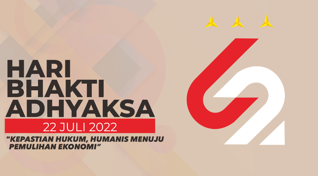 Logo dan tema Hari Bhakti Adhyaksa atau Hari Kejaksaan Nasional, Jumat 22 Juli 2022. (Foto: Istimewa)