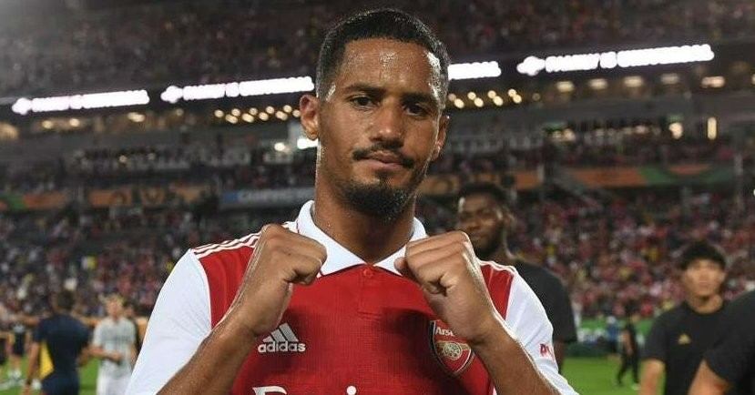 William Saliba mendapatkan pujian dari pelatih Arsenal Mikel Arteta. (Foto: Twitter/@Arsenal)