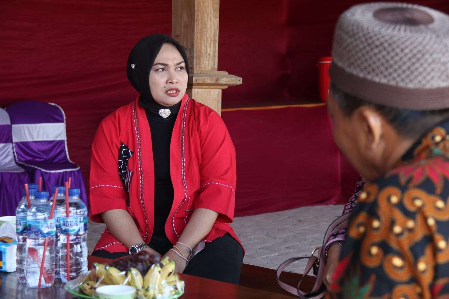 Wakil Bupati Blora, Tri Yuli Setyowati, mendorong percepatan vaksin booster. (Foto: Istimewa)