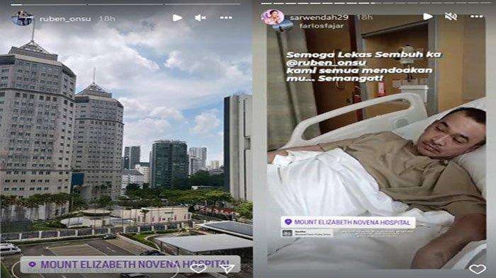 Ruben Onsu alami ada penyempitan sumsum tulang belakang. (Foto: Instagram)