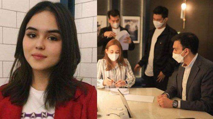 Produser film Manoj Punjabi mengunjungi keluarga selebgram Laura Anna, yang meninggal karena menderita lumpuh akibat kecelakaan bersama mantan pacarnya, Gaga Muhammad. Netizen berspekulasi bahwa kisah Laura Anna akan dijadikan film. (Foto: Instagram)