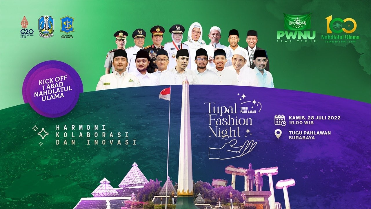 Poster kegiatan Kick Off 1 Abad Nahdlatul Ulama  Jatim (Foto: dok. PWNU Jatim)