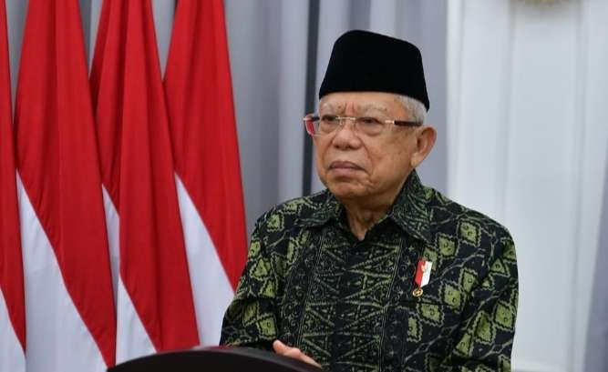 Wakil Presiden KH Ma'ruf Amin, memperingati Tahun Baru Islam 1 Muharram 1444 H. (Foto: Setwapres)