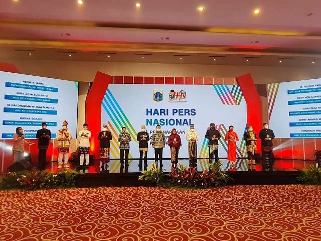 Anugerah Kebudayaan PWI Pusat pada peringatan Hari Pers Nasional (HPN). (Foto: Dokumentasi PWI Pusat)