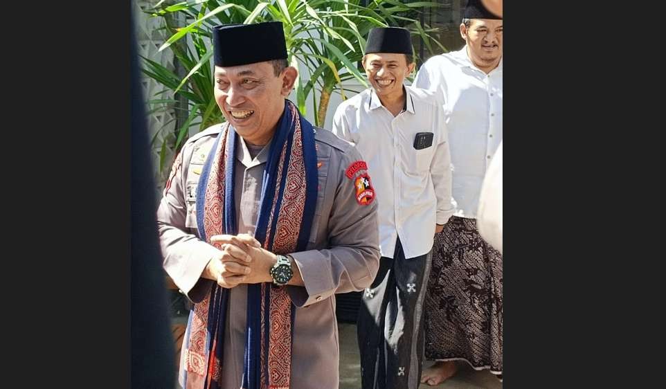 Kapolri Listyo Sigit Prabowo ajak ulama jaga masyarakat agar tidak terpecah politik identitas pada Pemilu 2024. (Foto: Fendhy Plesmana/Ngopibareng.id)