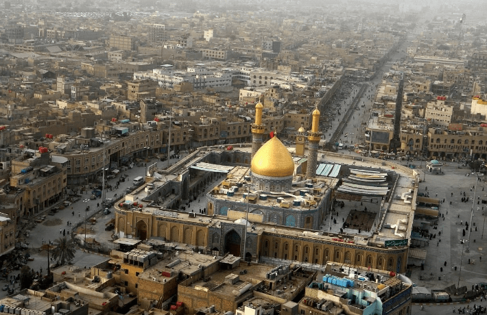 Masjid dan Situs Makam Imam Husayn bin Ali di Karbala Irak. (Foto: Travellers)