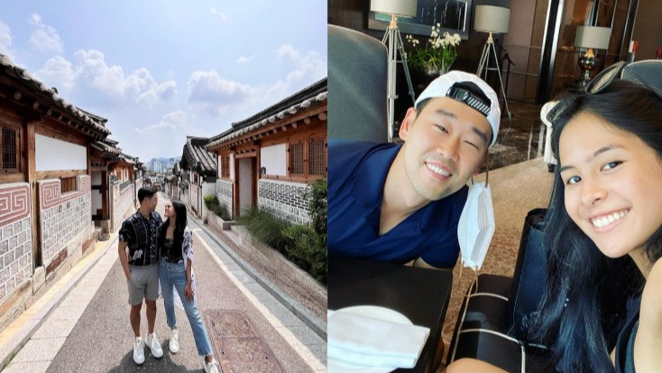 Maudy Ayunda dan suami, Jesse Choi menikmati bulan madu ke Korea Selatan. (Foto: Instagram @jessechoi_)