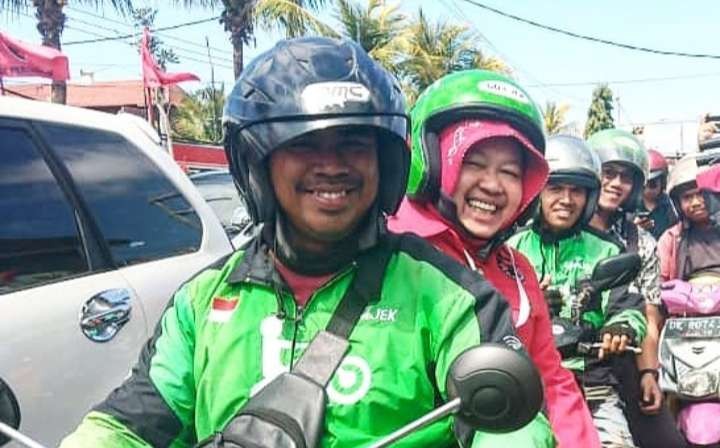 Driver Ojol menuntut potongan diturunkan seiring kenaikan tarif yang berlaku sejak 14 Agustus 2022. (Foto: Dokumentasi Pemkot Surabaya)