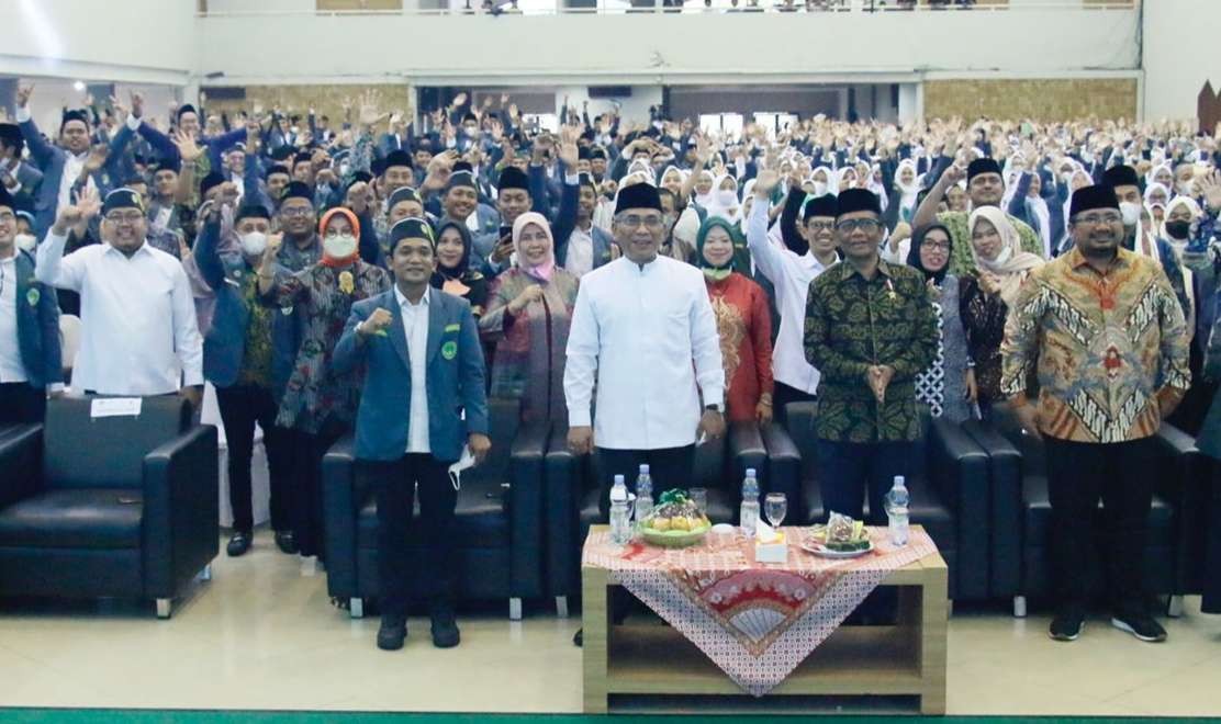 Pembukaan Kongres XX Ikatan Pelajar Nahdlatul Ulama (IPNU) dan Kongres XIX Ikatan Pelajar Putri Nahdlatul Ulama (IPPNU) di Asrama Haji Pondok Gede Jakarta Timur . ( Foto : Dok Panitia)