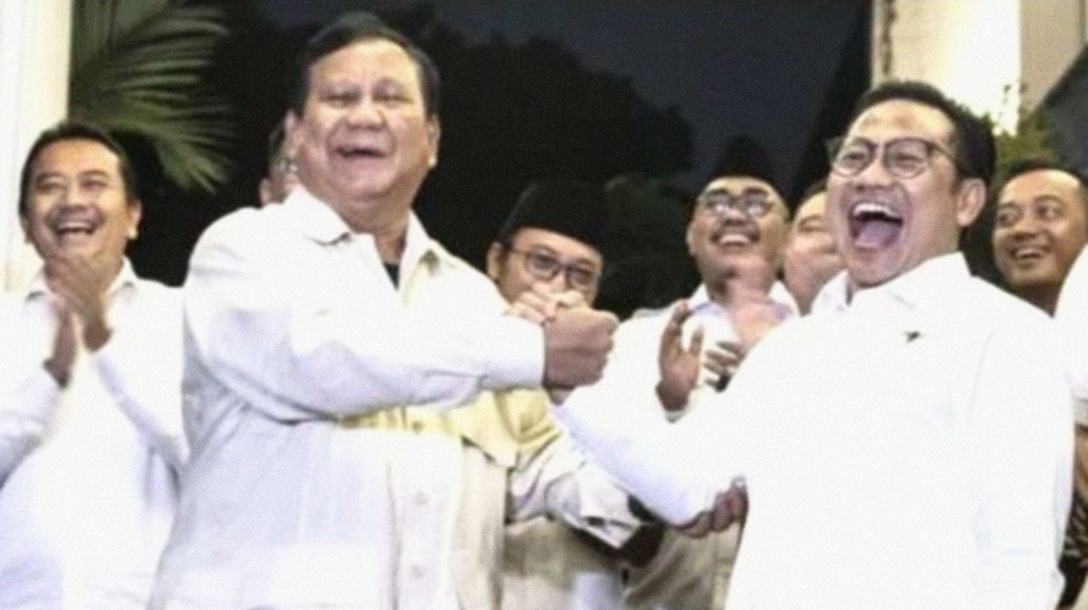 Pada Rapimnas Gerindra Ketua Umum DPP Gerindra Prabowo Subianto mendekalrasikan dirinya sebagai Capres 2024, belum menyebut Cak Imin sebagai wakilnya berbeda dengan keinginan elit PKB ( foto: Antara )