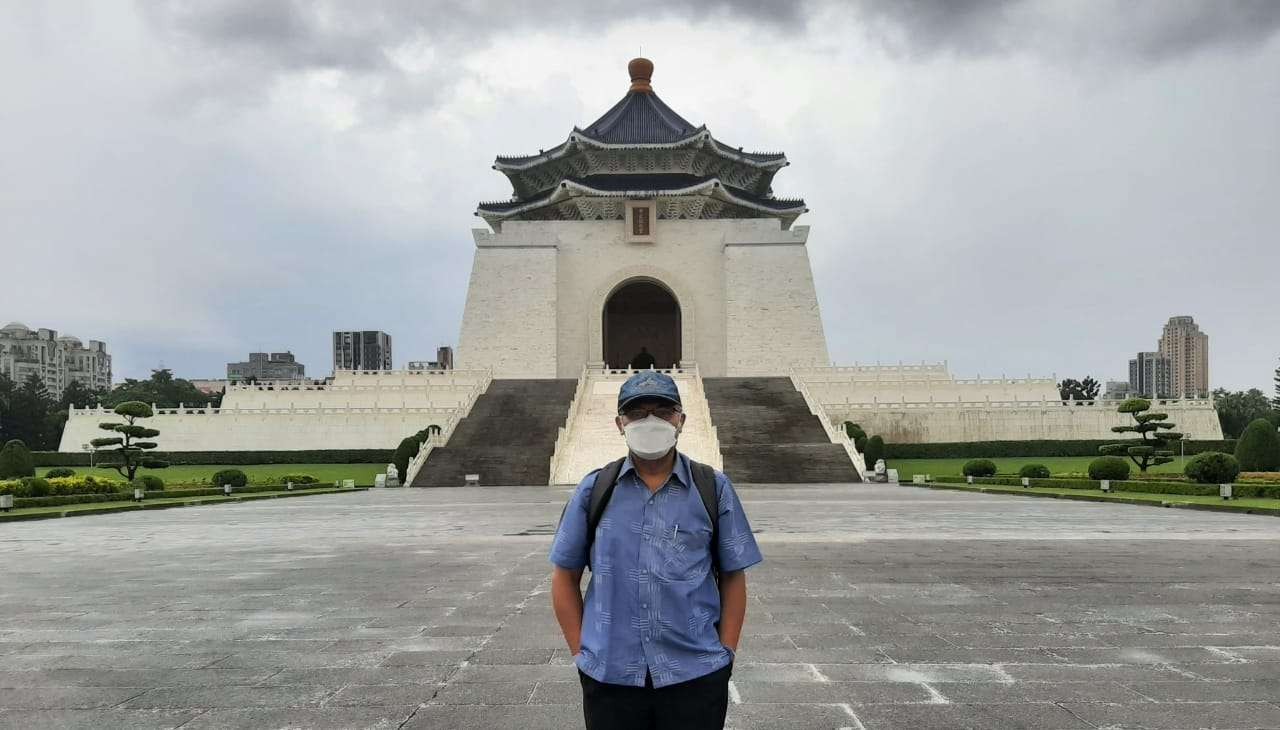 Penulis berada di Taiwan. (Foto:Himawan Bayu Patriadi)