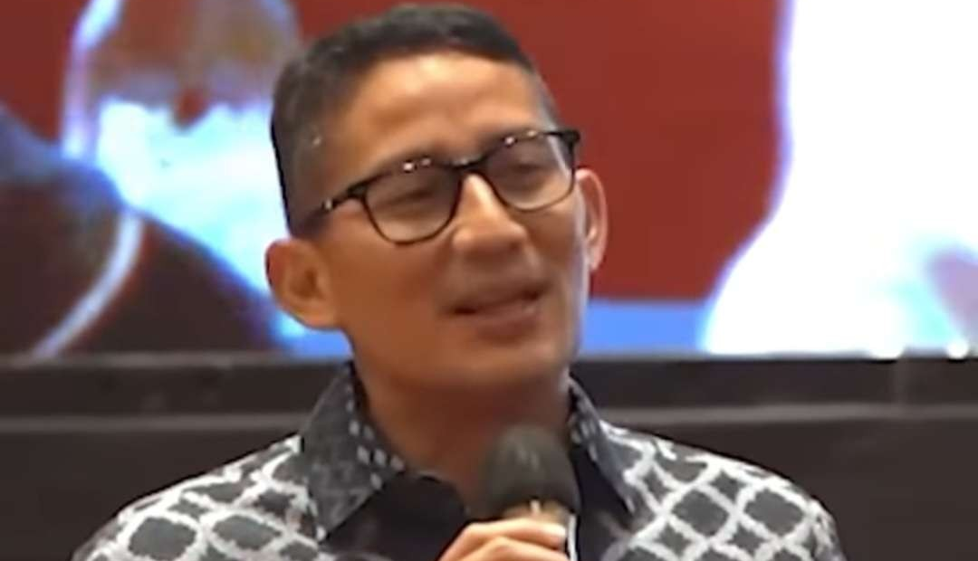 Sandiaga Uno saat menyampaikan Indonesia tak perlu takut diembargo oleh Amerika Serikat. (Foto: Instagram/@Sandiuno)