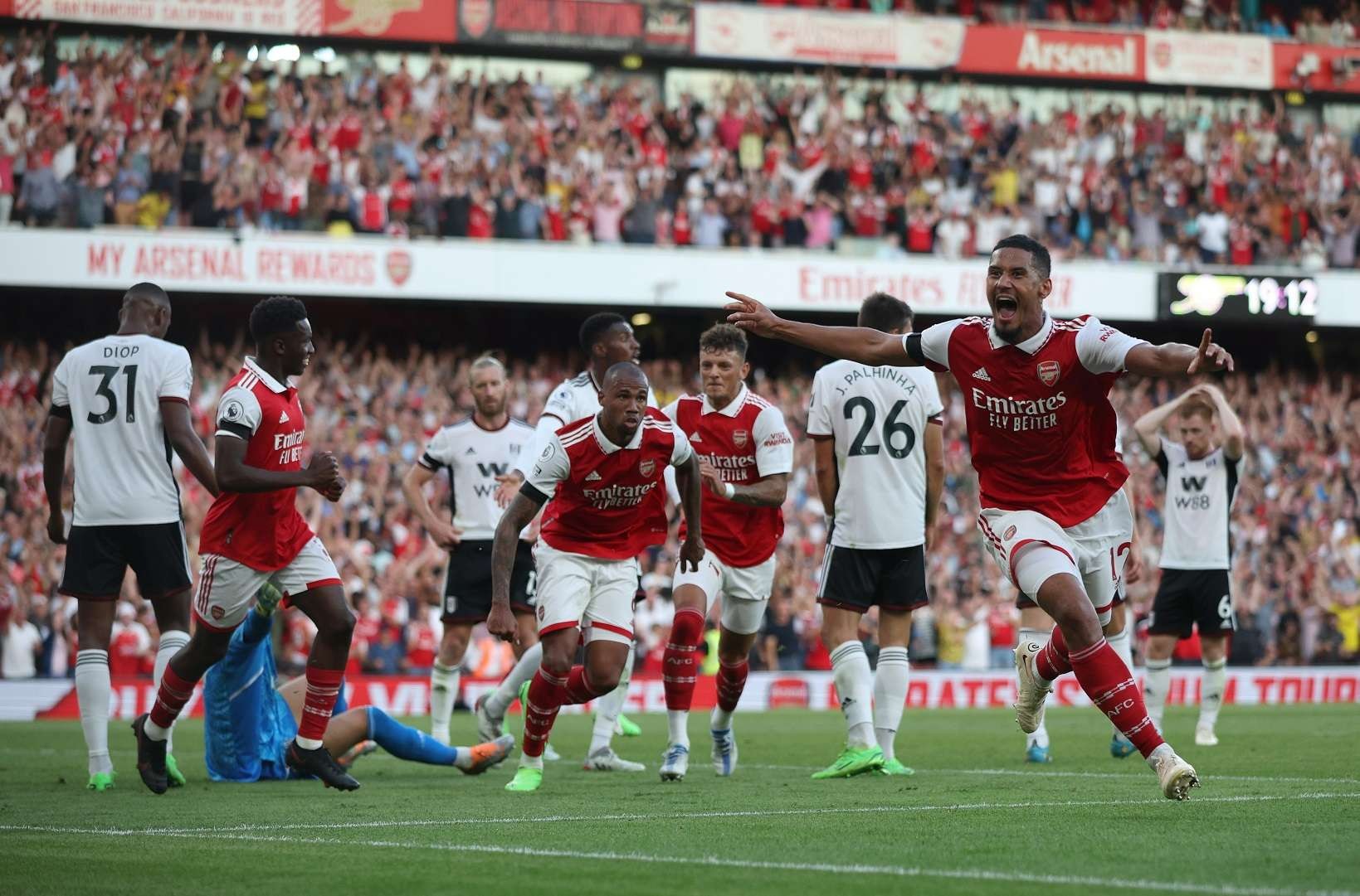 Arsenal berhasil melakukan aksi comeback untuk mengalahkan Fulham di laga pekan keempat Liga Inggris 2022/2023. (Foto: Twitter/@Arsenal)