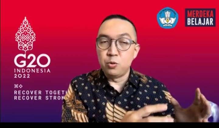 Direktur Jenderal Guru dan Tenaga Kependidikan (Dirjen GTK), Iwan Syahril melalui Taklimat Media secara virtual. (Foto: Zoom )