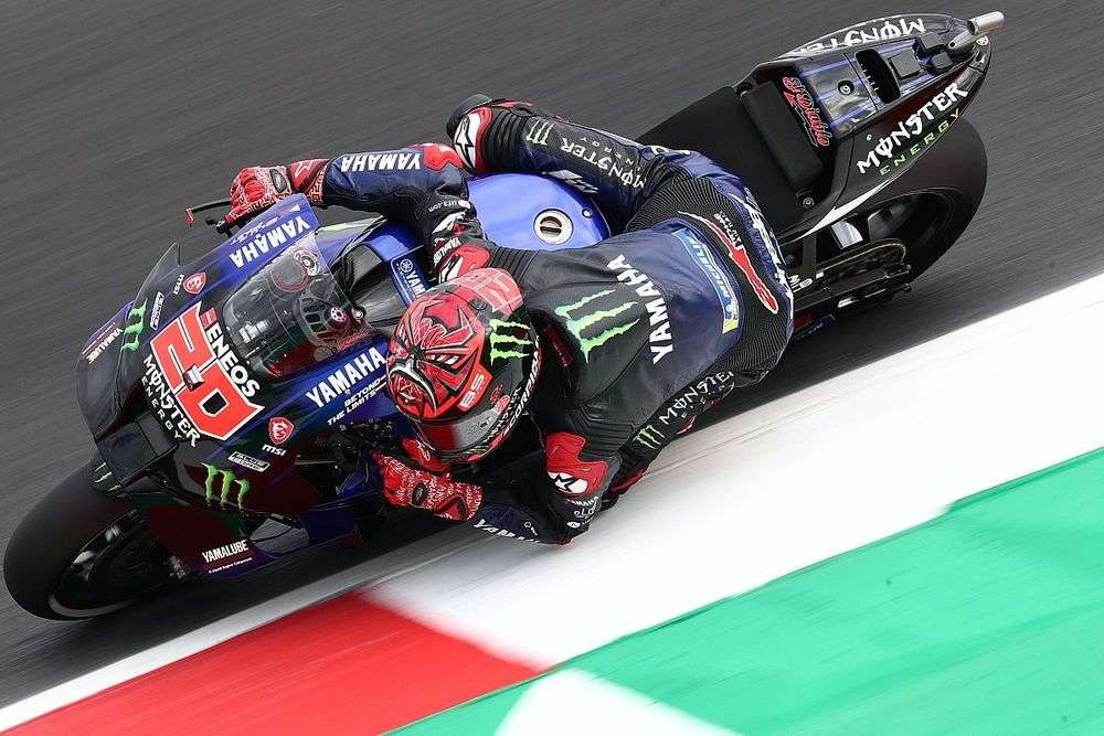 Fabio Quartararo (Monster Energy Yamaha MotoGP) harus puas di peringkat kelima dalam sesi latihan bebas MotoGP San Marino. (Foto: Twitter @motoGP)