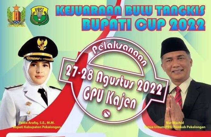 Poster Kejuaraan Bulutangkis Bupati Cup 2022, yang digelar PBSI Kabupaten Pekalongan dengan hadiah Rp 50.000 untuk juara ketiga anak-anak yang diprotes orang tua. (Foto: Instagram)