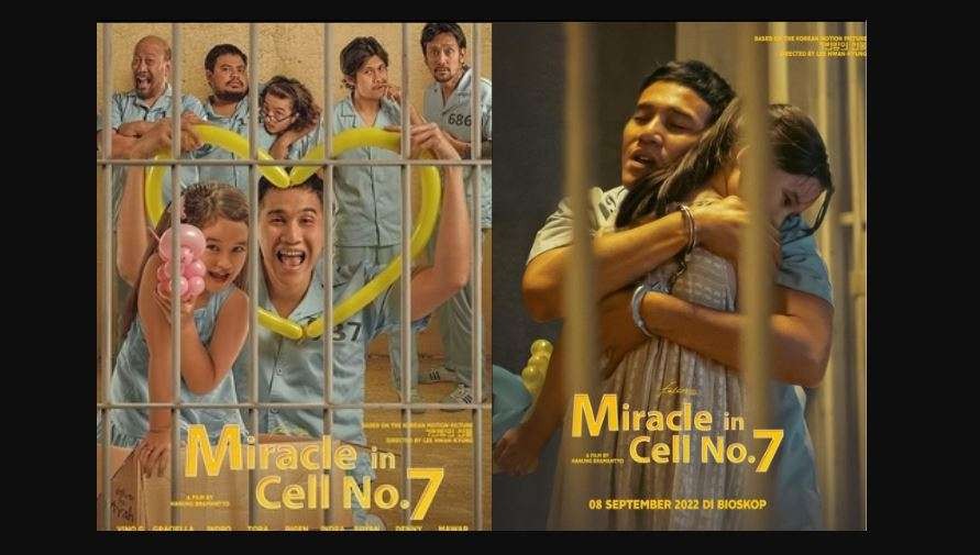 Poster film Miracle in Cell No 7 versi Indonesia. (Foto: Instagram @miracleincellno7)