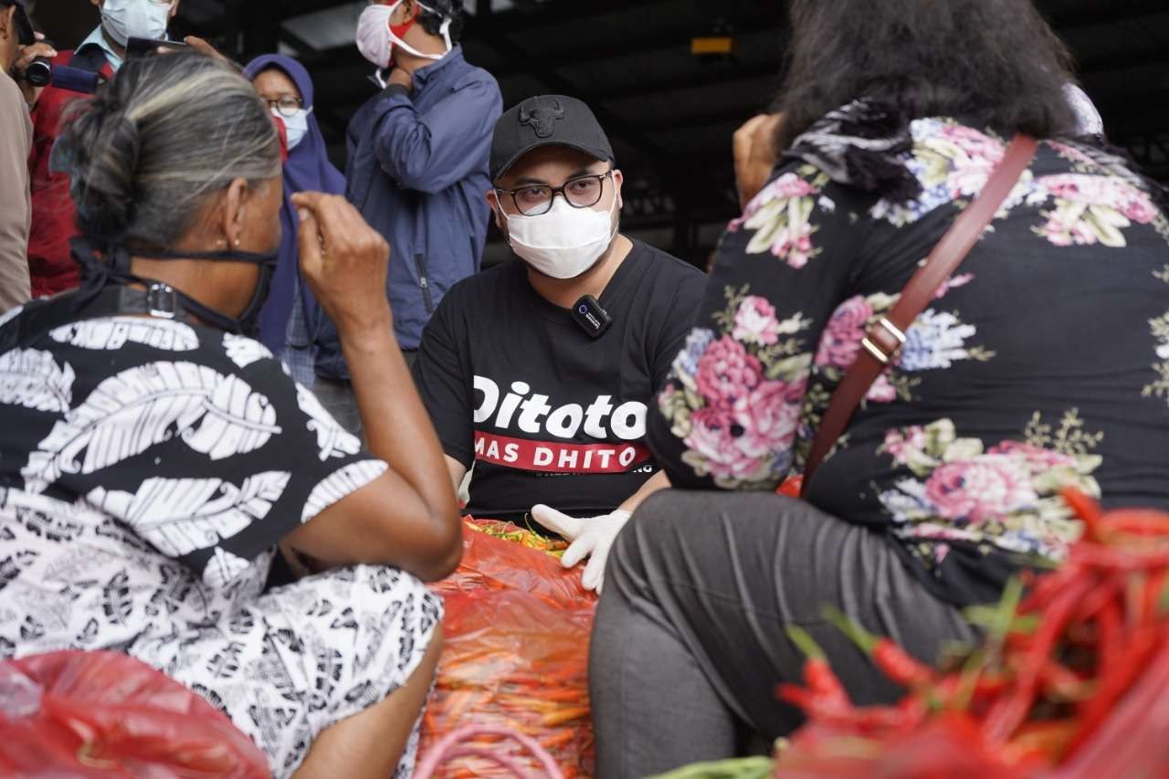 Bupati Kediri terjunkan Satgas Pangan pantau harga sembako pasca kenaikan BBM. (Foto: Dokumentasi Kominfo Kediri)