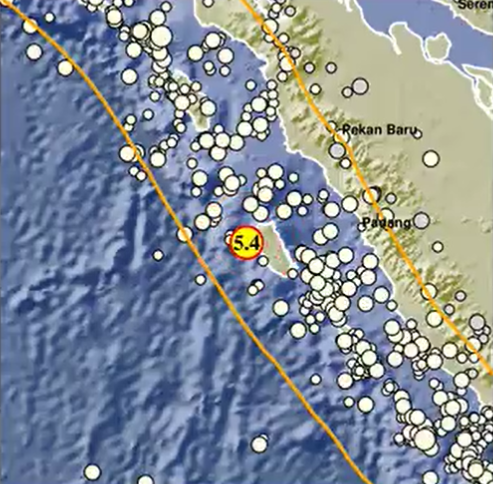 Kepulauan Mentawai, Sumatera Barat, diguncang gempa dua kali pada Minggu, 10 September 2022 pagi. (Foto: Twitter BMKG)