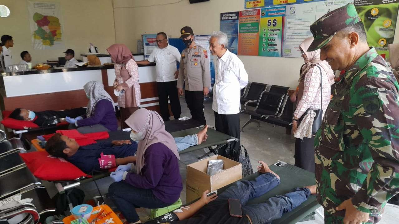 Donor Darah di Kecamatan Japah, Blora (Foto: Dok. PMI Blora)