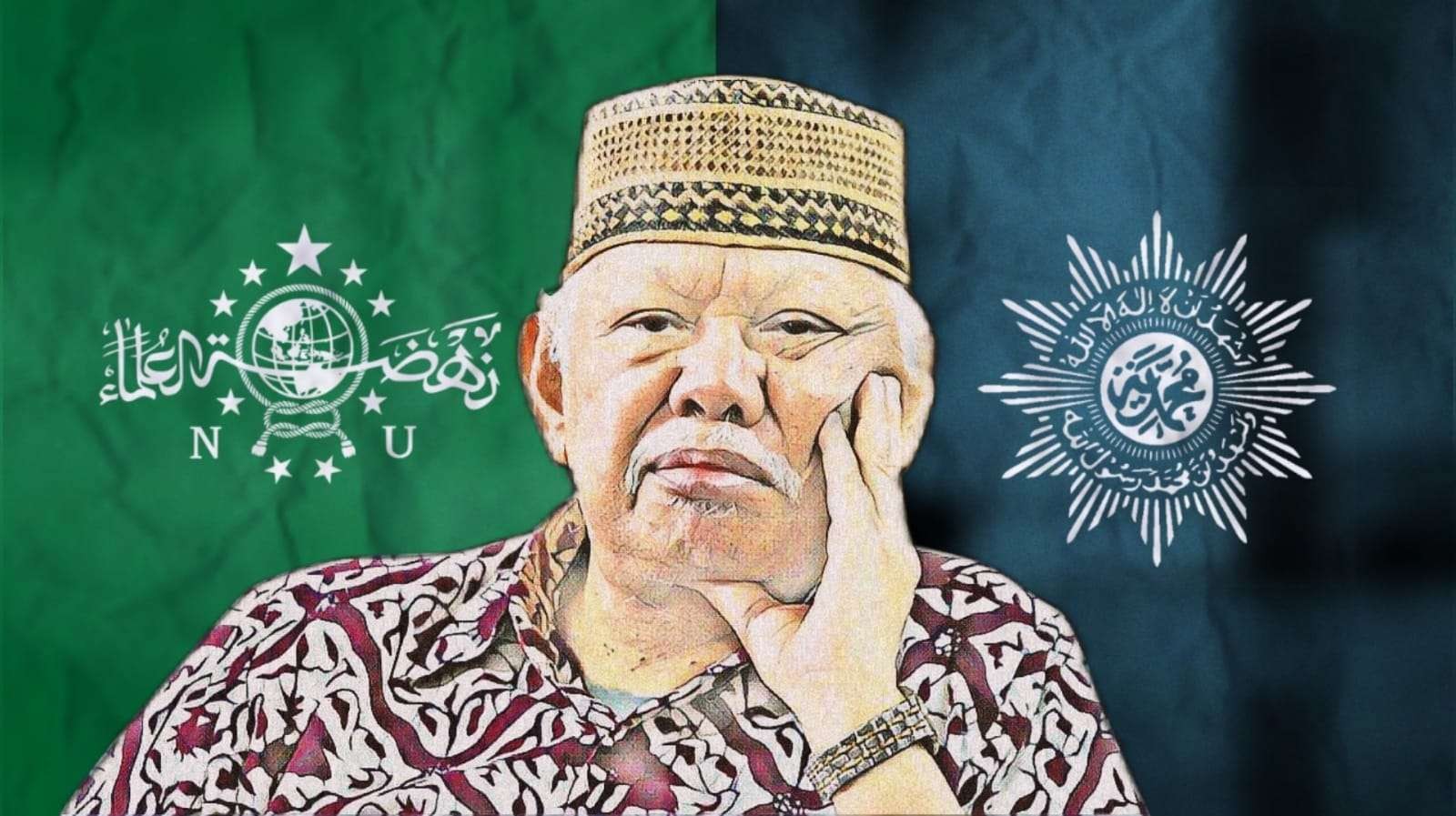 Azyumardi Azra, Islam Nusantara Berkemajuan. (Ilustrasi: fa vidi/Ngopibareng.id)