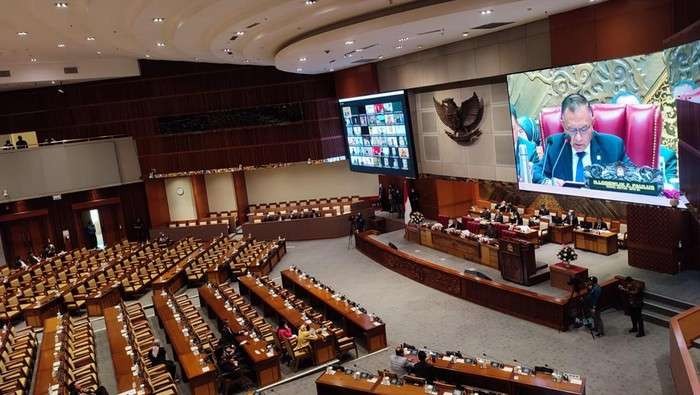 DPR Resmi Sahkan Rancangan Undang-Undang Perlindungan Data Pribadi.(Foto: Dokumentasi Detik)