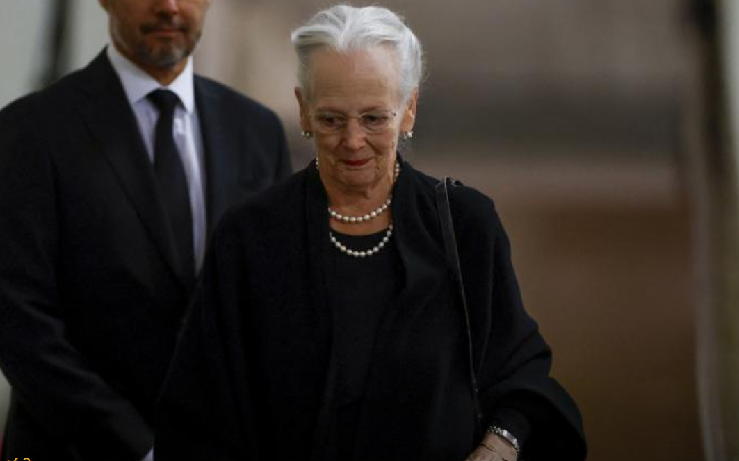 Ratu Denmark Margrethe II terpapar COVID-19 usai hadir di pemakaman Ratu Elizabeth II, di Westminster Abbey, London, pada Senin 19 September 2022. (Foto: AFP)