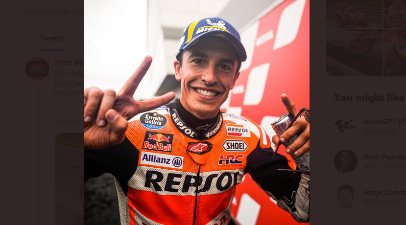 Marc Marquez mampu tuntaskan MotoGP Jepang 2022 tanpa celaka. (Foto: Twitter @marcmarquez93)