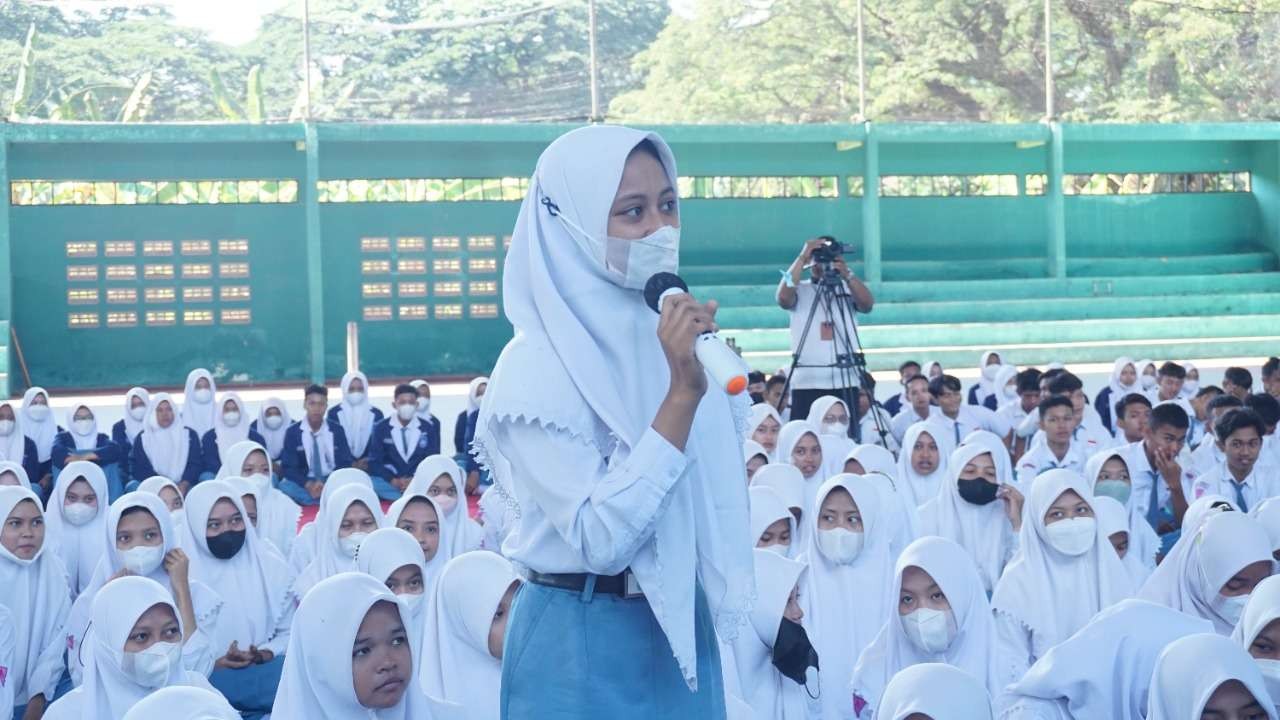 Pelajar Kabupaten Bojonegoro saat mengikuti acara bersama Bupati belum lama ini. (Foto: Dinkominfo Bojonegoro)