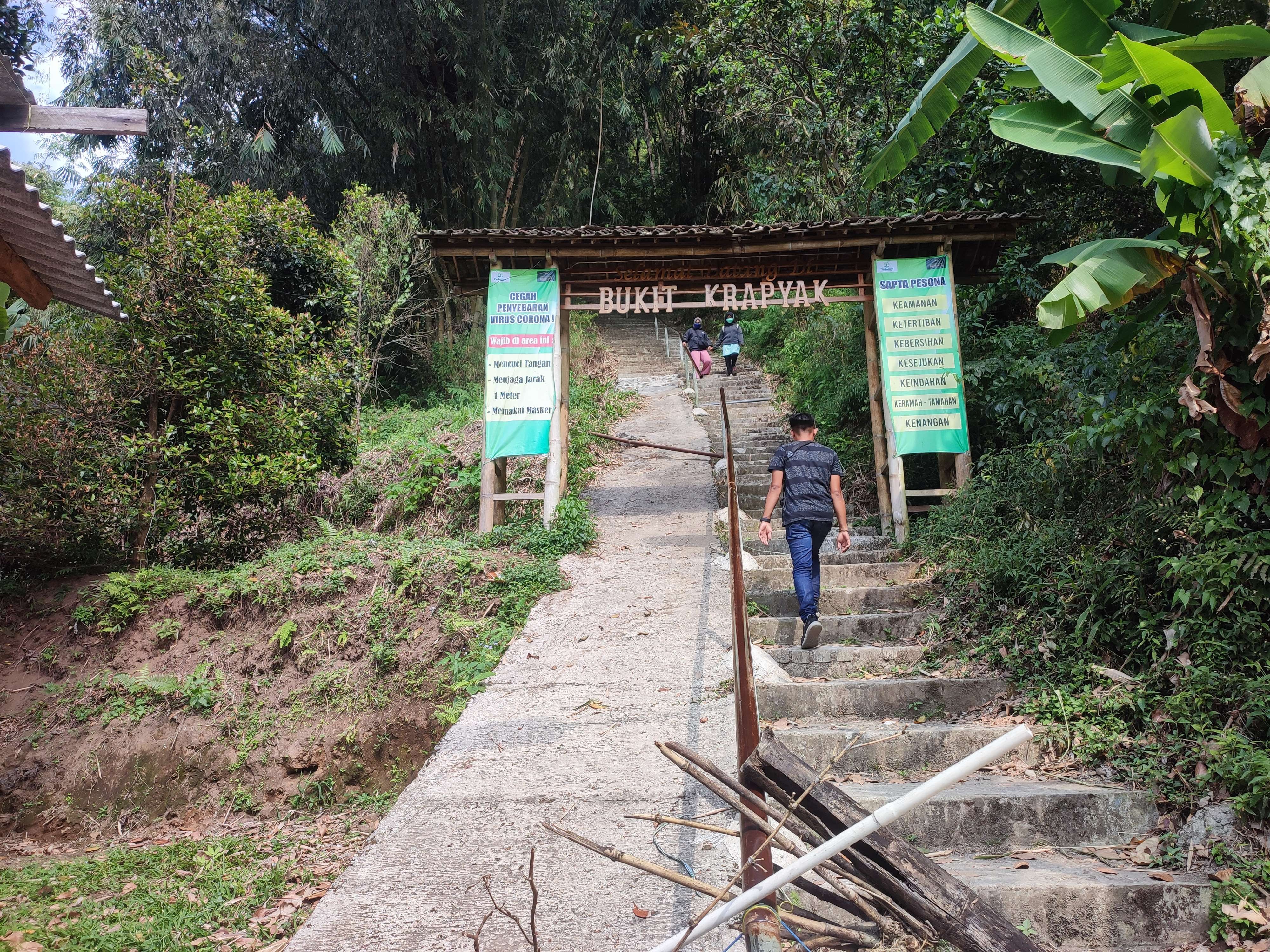 Bukit Krapyak Kecamatan Pacet, Mojokerto.(Foto: Deni Lukmantara/Ngopibareng.id)