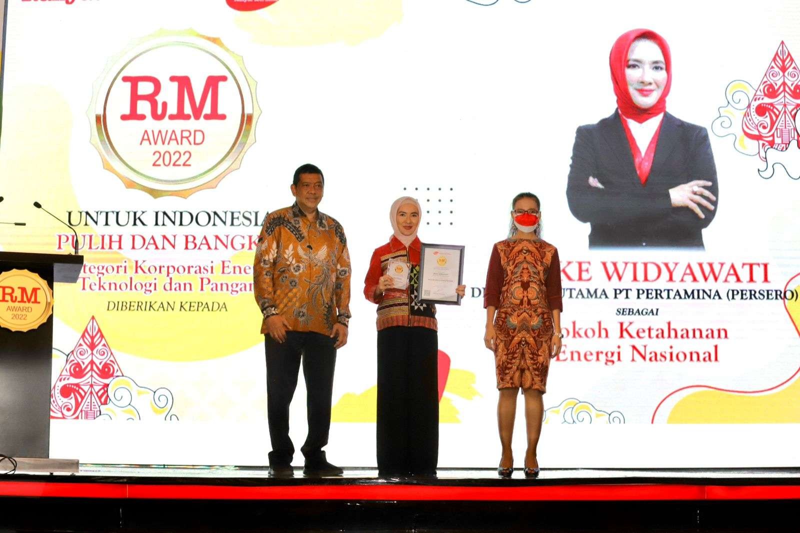 Nicke Widyawati menjadi tokoh ketahanan energi nasional (Foto: Humas Pertamina)