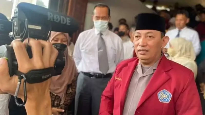 Kapolri Jenderal Listyo Sigit Prabowo saat berada di Universitas Muhammadiyah Malang (Foto: Lalu Theo/Ngopibareng.id)