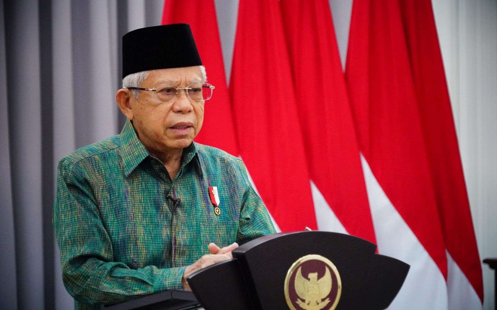 Wapres KH Ma'ruf Amin mengajak penyuluh agama dan para dai berperan menurunkan stunting. (Foto: Setwapres)