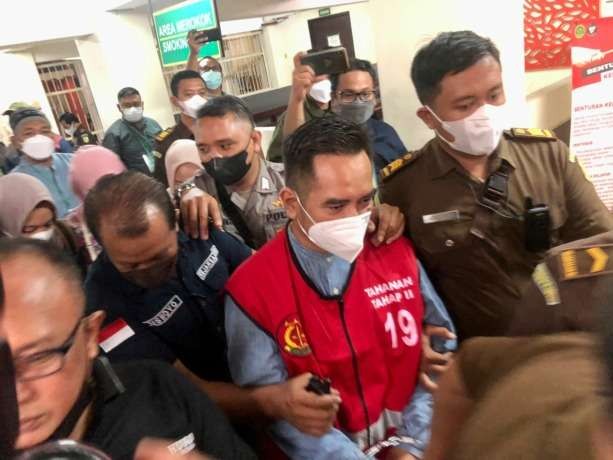 MSAT, terdakwa kasus pencabulan atas santrinya di Jombang dituntut 16 tahun. (Foto: Ant)