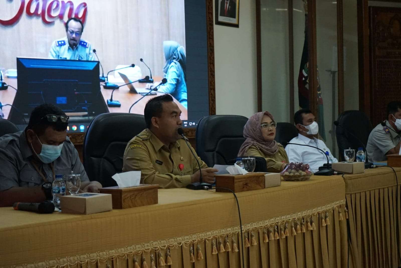 Rapat koordinasi pembentukan tim kajian hukum percepatan seritifikasi tanah. (Foto: Humas Pemkab Blora)